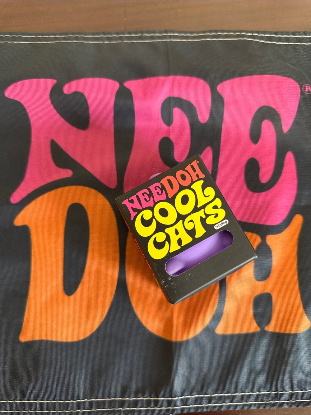 Cool Cats Squeeze Toy - Purple
